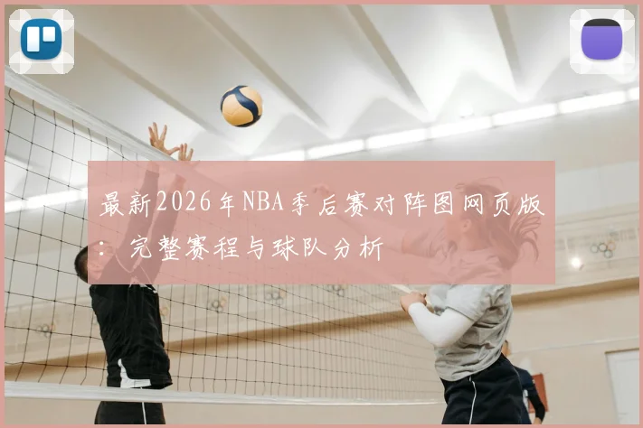 最新2026年NBA季后赛对阵图网页版:完整赛程与球队分析